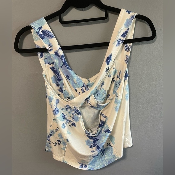 NWT Free People Ginger Snap Top in ivory toile combo. Size Medium - Picture 9 of 10